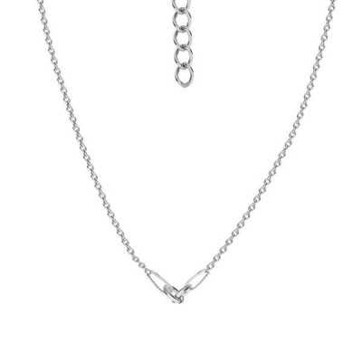 G1968-Lant Argint 925 simetric pentru link-uri 20+20cm-1buc