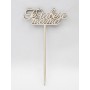 L025-Topper lemn "Te iubesc, mama" 22x10cm 1buc