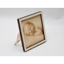 FAST011-Rama foto din lemn cu fotogravura 11x11cm 1 buc