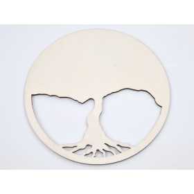L070-Copacul vietii blank din lemn pentru licheni V4 40cm diametru - 1 buc