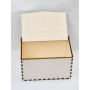 L086- Cutie din lemn simpla, cu capac 17x10.5x10.5cm