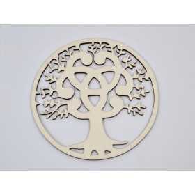 L126-Copacul vietii blank din lemn pentru licheni V12 10cm diametru 1buc
