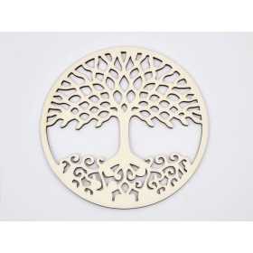 L164-Copacul vietii blank din lemn pentru licheni V16 10cm diametru -1buc