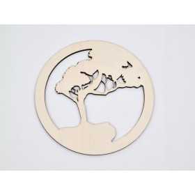 L185-Copacul vietii blank din lemn pentru licheni V21 20cm diametru-1buc