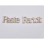 L200-Text lemn "Paste fericit!" 5x20cm