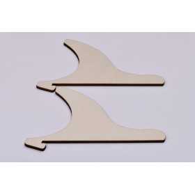 L215-Decupaj suport din lemn 17x11 cm 1 buc