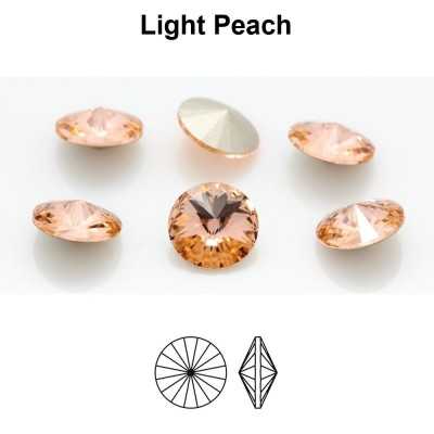 P4070-Cristal Preciosa, MC Rivoli Maxima Light Peach SS 29 6mm - 1 buc