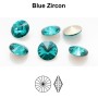 P4072-Cristal Preciosa, MC Rivoli Maxima Blue Zircon SS 29 6mm - 1 buc