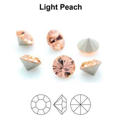 P4018-Cristal Preciosa, MC Chaton Maxima Light Peach SS 29 6mm - 1 buc