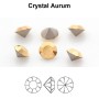 P4096-Cristal Preciosa, MC Chaton Maxima Crystal Aurum SS 29 6mm - 1 buc