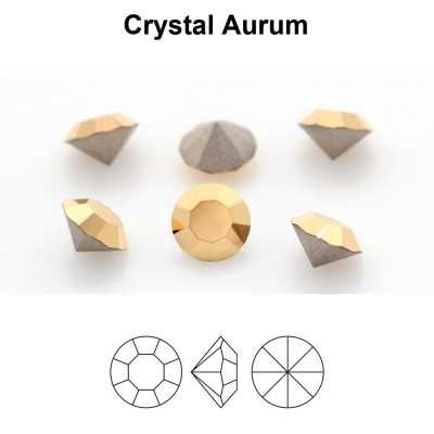 P4134-Cristal Preciosa, MC Chaton Maxima Crystal Aurum SS34 7mm - 1 buc