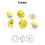 P4139-Cristal Preciosa, MC Chaton Maxima Citrine SS 39 8mm - 1 buc