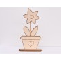 L229-Floare in ghiveci cu suport 15x8cm 1buc