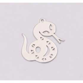 E1175-N-Charm din argint 925 Sarpe 17.20x19mm, 0.5mm