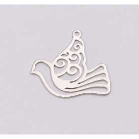 E1177-N-Charm din argint 925 Pasare 20x18mm, 0.5mm