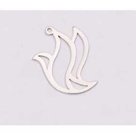 E1187-N-Pandant din argint 925 Pasare 14.5x20mm, 0.5mm