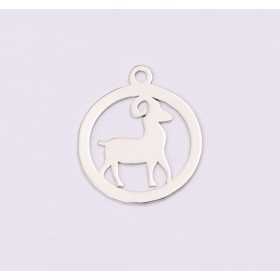 E1192-N-Charm Argint 925 Berbec 13x15mm, 0.50mm