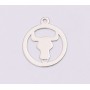 E1193-N-Charm Argint 925 Taur 13x15mm, 0.50mm