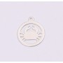 E1195-N-Charm Argint 925 Rac 13x15mm, 0.50mm