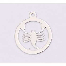 E1199-N-Charm Argint 925 Scorpion 13x15mm, 0.50mm