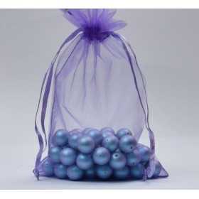 D010-Saculet din organza mov 10x12cm-1 buc