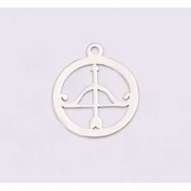 E1200-N-Charm Argint 925 Sagetator 13x15mm, 0.50mm