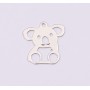 E1206-N-Charm din argint urs koala 14x13mm 0.5mm