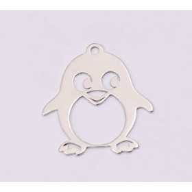 E1207-N-Charm din argint Pinguin 15x16mm 0.5mm - 1 buc