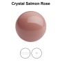 0250-Preciosa Round Pearl Maxima 1H Salmon Rose 12mm