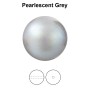 0265-Preciosa Pearl Nacre Round Pearlescent Grey 12mm
