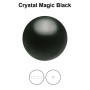 0285-Preciosa Round Pearl Maxima 1H Round Magic Black 12mm