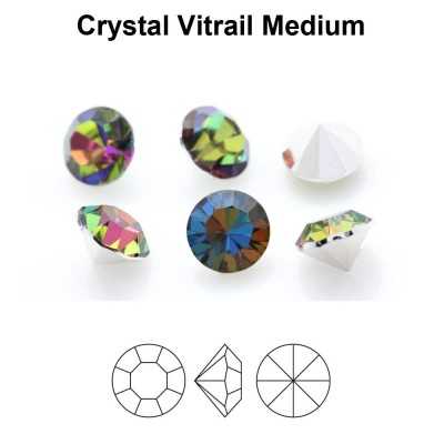 P4209 - Cristal Preciosa, MC Chaton Maxima Crystal Vitrail Medium SS 39 8mm - 1 buc