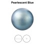 0384-Preciosa Round Pearl Maxima 1H Pearlescent Blue 10mm