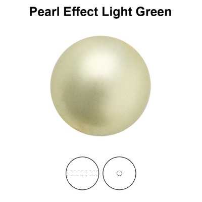 0423-Preciosa Nacre Pearl Round Maxima Light Green Pearl Effect 10mm