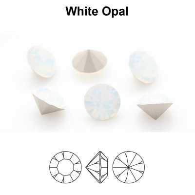 P4221-Cristal Preciosa, MC Chaton Maxima White Opal SS 39 8mm - 1 buc