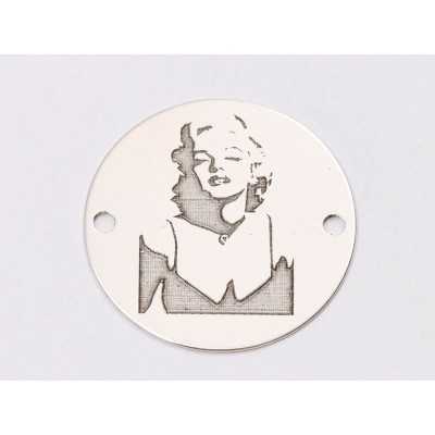 E1238-GS-Link Marilyn Monroe 16.5 mm / grosime 0.33 mm-1 buc