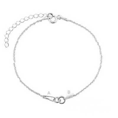 G0569-Baza bratara pentru link-uri 15 cm cu lantisor