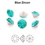0530-Cristal Preciosa, MC Chaton Maxima Blue Zircon PP9 1.5mm - 50 buc