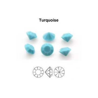 0537-Cristal Preciosa, MC Chaton Maxima Turquoise Pure PP9 1.5mm - 50 buc