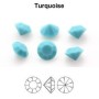 0537-Cristal Preciosa, MC Chaton Maxima Turquoise Pure PP9 1.5mm - 50 buc