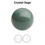 0543-Preciosa Round Pearl Maxima 1H Pearlescent Cream 6mm