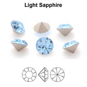 0653-Cristal Preciosa, MC Chaton Maxima Light Sapphire PP9 1.5mm - 50 buc