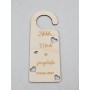 L272-Door Hanger personalizabil "Mirele" 25x10cm 1buc