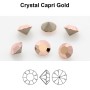 P4230-Cristal Preciosa, MC Chaton Maxima Crystal Capri Gold SS 29 6mm - 1 buc