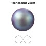0703-Preciosa Round Pearl Maxima 1H Pearlescent Violet 8mm