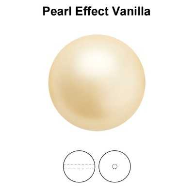 0026-Preciosa Round Pearl Maxima 1H Vanilla Pearl Effect 4mm
