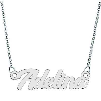 Colier din argint 925 cu numele Adelina