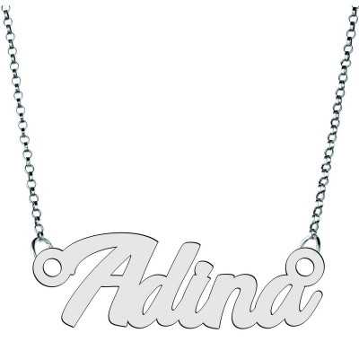 Colier din argint 925 cu numele Adina