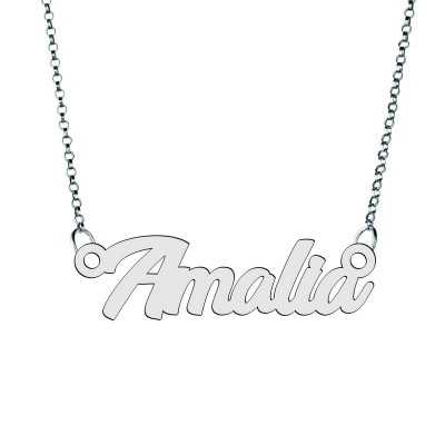 Colier din argint 925 cu numele Amalia