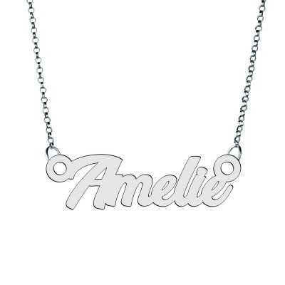 Colier din argint 925 cu numele Amelie